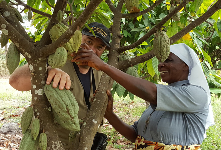Piantagione Cacao missione Afri Cacao and friendsca